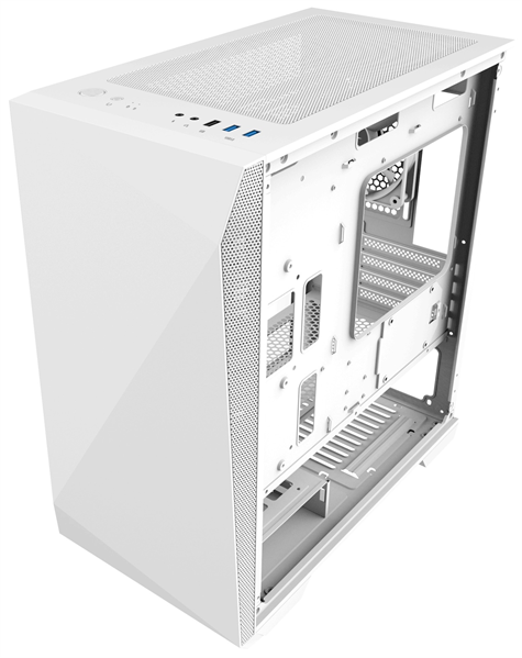 Фото ZALMAN Z1 ICEBERG, MATX, WHITE, WINDOW, 2xCOMBO (3.5" OR 2.5"), 3x2.5", 1xUSB2.0, 2xUSB3.0, FRONT 2x120mm, REAR 1x120mm