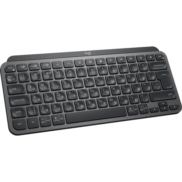 Фото Logitech Wireless MX Keys Mini, Bluetooth, GRAPHITE, Rus/Eng, [920-010501]