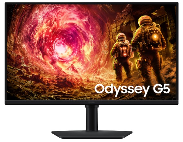 Samsung 27" Odyssey G5 S27FG502EI IPS 16:9 2560x1440x180Hz 1ms 300cd 1000:1 178/178 HDMI DP HAS Pivot Tilt Swiv БП внешн VESA Black