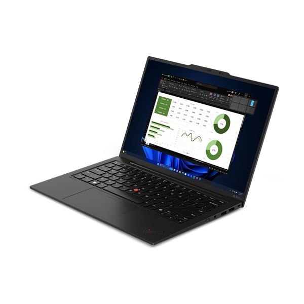 Фото ThinkPad X1 Carbon Gen 13 Aura Edition 14”(2880X1800) OLED 120Hz, Ultra 7-268V vPro, 32GB LPDDR5x, 1TB SSD M.2, Intel Arc 140V, WiFi, BT, Kb Ru/Eng, 57Wh, 65W USB-C, Win 11 Pro, 1Y, 1kg