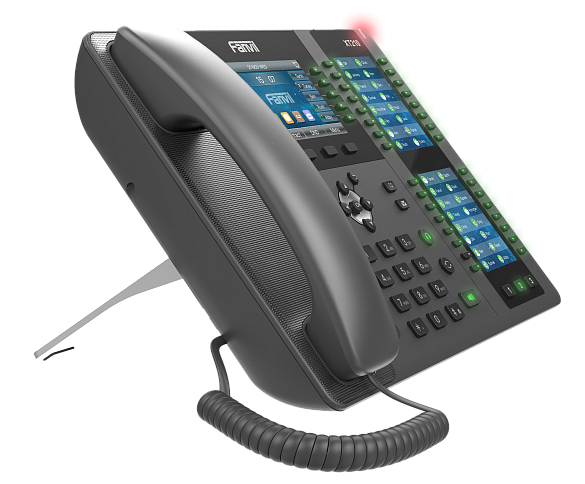 Фото Fanvil X210 Консоль мониторинга и оповещения (SIP-телефон), 106 DSS, 20 SIP-акк., 4,3" + 2 x 3,5" Цвет. Экран, POE, БП в комп., 2x1 Gbps