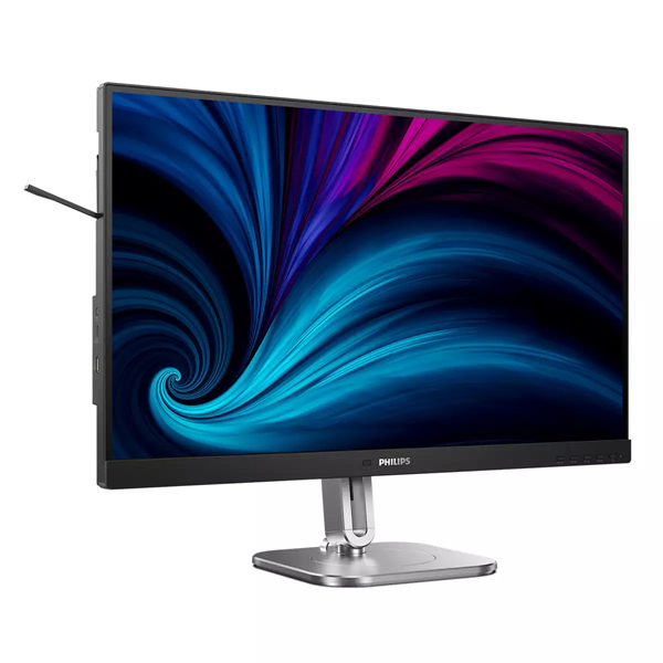 Фото 27" Philips 27B2N4500 2560x1440, WLED, 16:9, IPS, 350cd, 4ms, 1500:1, 50M:1, 178/178, 2*HDMI, DP, USB Hub: 3*USB3.2, USB-C(15W) Speakers, 120Hz, Tilt, HAS, Swivel, Pivot, Internal, VESA, Black, 3y