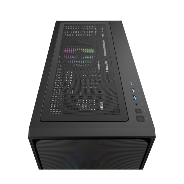 Фото Ocypus Delta C70 BK ARGB, EATX, Type-C*1, USB3.0*2, FRONT 3x120mm ARGB, REAR 1x120mm ARGB