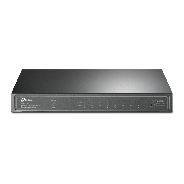 Фото TP-Link SG2008P, Omada™ 8-Port Gigabit Smart Switch with 4-Port PoE+, 62 W PoE