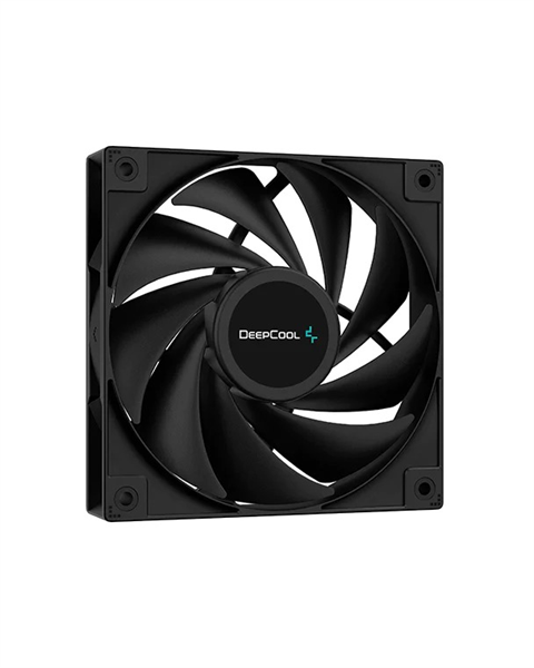 Фото DEEPCOOL AG400 LGA1700/1200/115X/AM5/AM4 (18шт/кор, TDP 220W, PWM, Fan 120mm, 4 тепл. Трубки, черный) RET (R-AG400-BKNNMN-G-1)