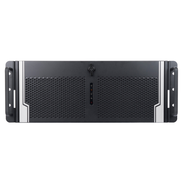 Фото InWin IW-R400-01N ________________ /USB3.0*2/Rear fan 8025mm 4200RPM*2/Front fan 8025mm 4200RPM*2/Front door/Air filter for front door/SK35-02