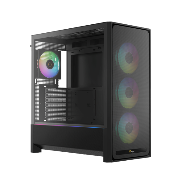 Фото Ocypus Delta C70 BK ARGB, EATX, Type-C*1, USB3.0*2, FRONT 3x120mm ARGB, REAR 1x120mm ARGB