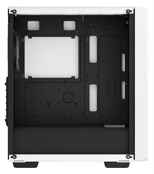 Фото Deepcool CC560 WH V2 без БП, боковое окно (закаленное стекло), 3x120мм LED вентилятор спереди и 1x120мм LED вентилятор сзади, белый, ATX (R-CC560-WHGAA4-G-2)