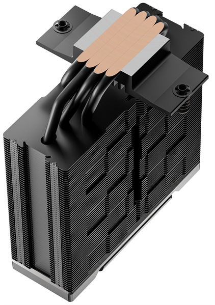 Фото DEEPCOOL AK400 G2 LGA1851/1700/1200/115X/AM5/AM4 (12шт/кор, TDP 220W, PWM, Fan 120mm, 4 тепл. Трубки, Wood-grain top cover, черный) RET (R-AK400G2-BKNNMN-GJD)