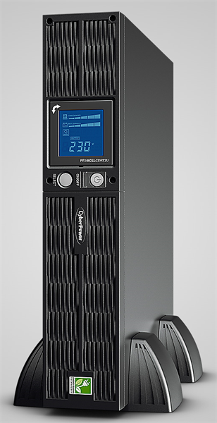 Фото CyberPower PR1000ELCDRT2UA Line-Interactive 1000VA/900W USB/RS-232/Dry/EPO/SNMPslot/RJ11/45 (8 IEC С13)