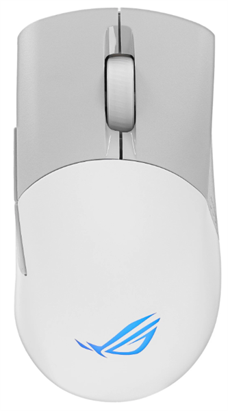 ASUS ROG KERIS WIRELESS AIMPOINT, 75g, 2.4GHz RF, Bluetooth 5.1, 36K DPI sensor, 5 Programmable Button, White