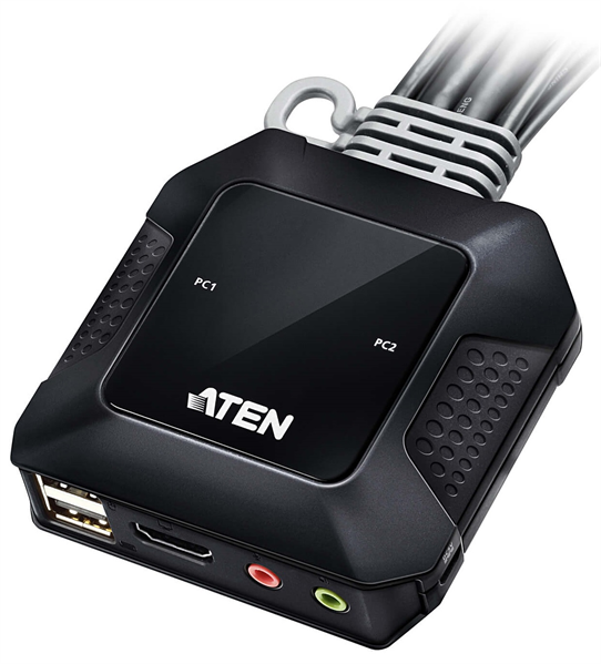 Фото ATEN 2-Port USB 4K HDMI Cable KVM Switch