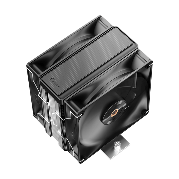 Фото Ocypus Delta A40 Elite BK Dual Fan, 2x120mm FAN, Top Panel, 4 HEAT PIPES, 4-PIN PWM, 500-2000 RPM, 29DBA, HYDRO BEARING, LGA115X/1200/1700/18XX, AM4/AM5