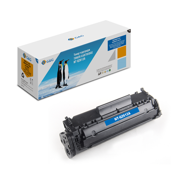 Картридж G&G GG-Q2612A черный (2000стр.) для HP LJ 1010/1012/1015/1018/1020/1020Plus/1022/3015/3020
