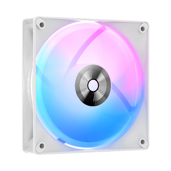 Фото Ocypus Delta A62 WH ARGB, 2x120mm ARGB FAN, Top Panel, 6 HEAT PIPES, 4-PIN PWM, 500-2000 RPM, 29DBA, HYDRO BEARING, LGA115X/1200/1700/18XX, AM4/AM5
