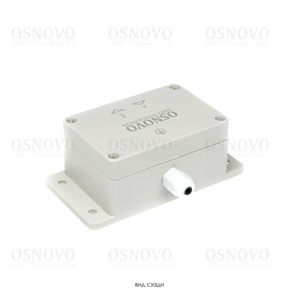 Фото OSNOVO SP-IP/1000PW(ver.2) Уличное устройство грозозащиты для локальной вычислительной сети (скорость до 1000 Мб/с).Совместимо с оборудованием PoE IEEE 802.3af/at/bt. Поддержка PoE устройств мощностью