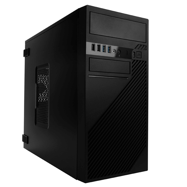 Фото Mini Tower InWin EFS712 Black 600W PM-600ATX U3*2+U2*2+A(HD)+ front fan holder + Screwless mATX