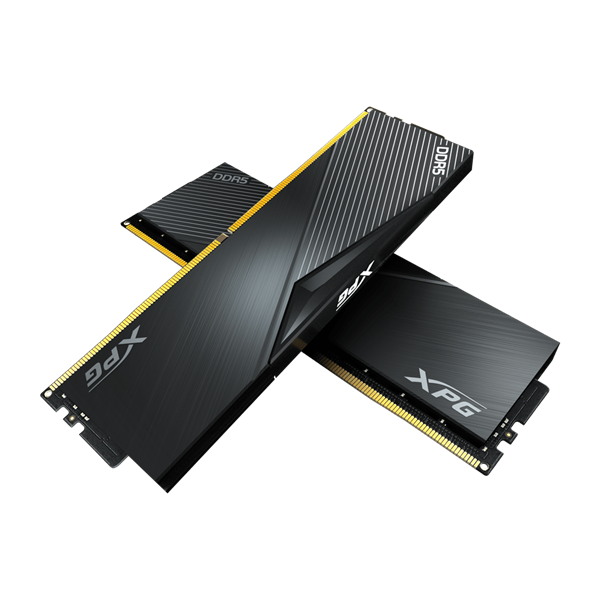 Фото ADATA LANCER DDR5 DIMM 32GB 6400MHz 2*16GB 32-39-39 1.4V BLACK DUAL COLOR BOX
