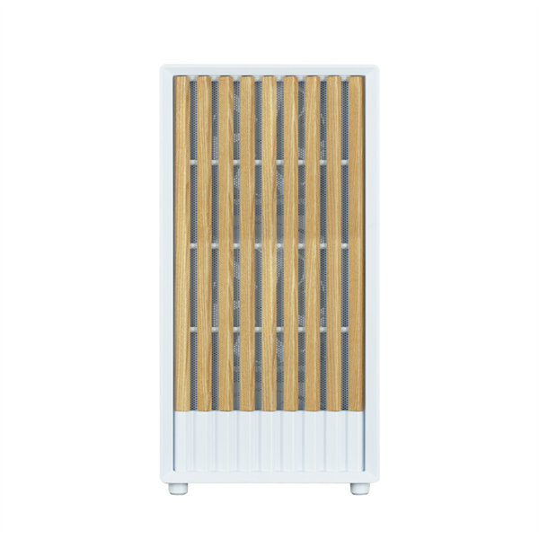 Фото ZALMAN P10 NAMU, MATX, WHITE, WINDOW, FRONT COVER WALNUT, 2x3.5", 3x2.5", 1xUSB TYPE-C, 1xUSB3.0, FRONT 2x120mm, REAR 1x120mm ARGB
