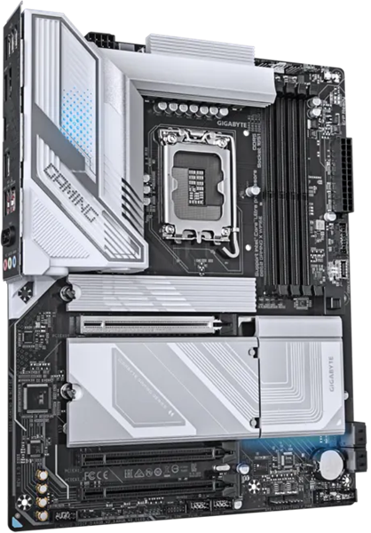 Фото GIGABYTE B860 GAMING X WIFI6E, LGA1851, B860, 4*DDR5, 4*SATA, 2*M.2, 2*USB 3.2, 3*USB 2.0, 3*PCIx16, HDMI+2*DP, ATX