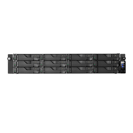 Фото ASUSTOR AS6512RD 12Bay/Intel Atom C3538, 2.1GHz/8GB DDR4/noHDD,LFF(HDD,SSD),/2x1GbE(LAN)/4xUSB3.2