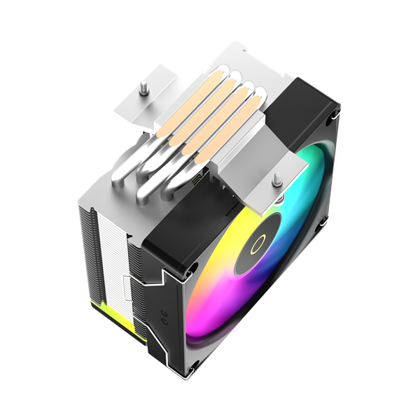 Фото Ocypus Delta A40 SE BK ARGB, 120mm ARGB FAN, Top ARGB Panel, 4 HEAT PIPES, 4-PIN PWM, 800-1800 RPM, 31DBA, HYDRO BEARING, LGA115X/1200/1700/18XX, AM4/AM5