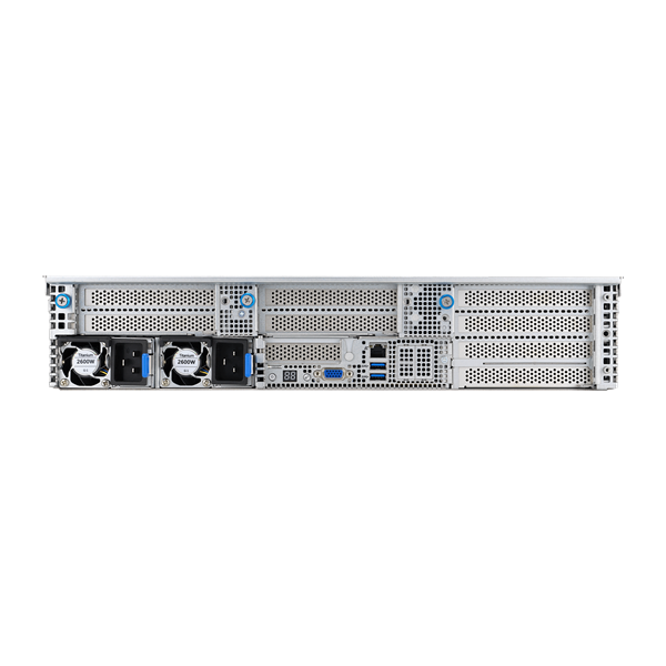 Фото ASUS RS720-E11-RS12U 2U, 2x LGA4677, 32x DDR5(4800), 12x 3,5 (8xNVMe/SAS/SATA+4 NVMe/SATA), 2xM.2 slot 2280, 6x PCIe G5 x8 or 3 x PCIe G5 x16, up to 4 dual-slot GPUs, 1x OCP 3.0, 2x10Gbe RJ45, 2x2600W