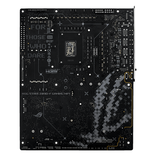 Фото ASUS ROG STRIX Z890-F GAMING WIFI, LGA1851, Z890, 4*DDR5, 4*SATA, 5*M.2, 8*USB 3.2, 2*Type-C, 2*PCIx16, 2*Thunderbolt™ 4, HDMI+DP, ATX; 90MB1I40-M0EAY0