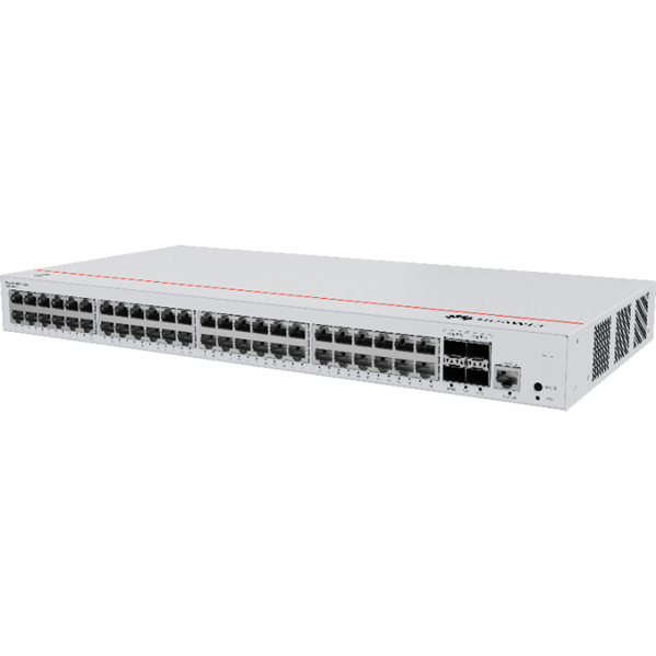 Фото HUAWEI eKit S220-48P4S (L2, 48*10/100/1000BASE-T ports(380W PoE+), 4*GE SFP ports, built-in AC power)