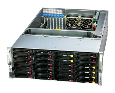 Supermicro SuperStorage 4U Server 641E-E1CR24H 2x6542Y/ 4x96Gb/ 1x7450 PRO 480GB NVMe M.2