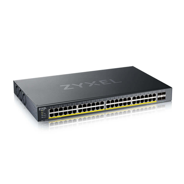 Фото Smart L3 Lite PoE+ Zyxel NebulaFlex XGS1935-52HP, rack 19", 48xGE PoE+, 4xSFP+, бюджет PoE 375 Вт