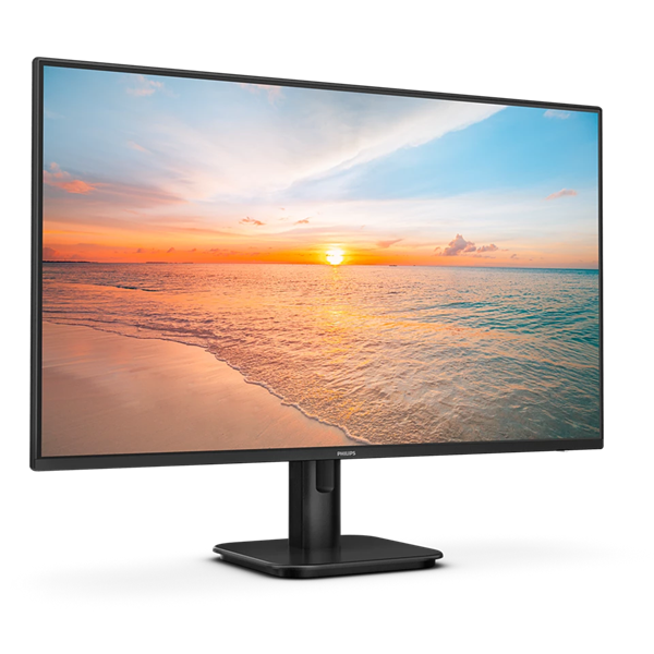 Фото 27" Philips 27E1N1100A 1920x1080, WLED, 16:9, IPS, 300cd, 1300:1, MID, 4ms, 178/178, VGA, HDMI, 120Hz, Speakers, Tilt, Internal, VESA, Black, 3y
