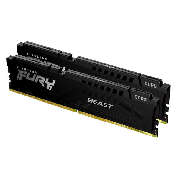 Kingston 32GB 5600MT/s DDR5 CL40 DIMM (Kit 2*16Gb) FURY Beast Black XMP 1 Year Warrаnty