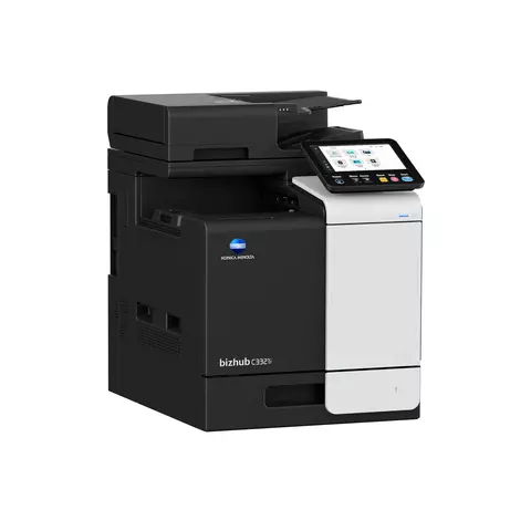 Фото Konica Minolta bizhub C3321i (МФУ,A4, Color, 33 стр./мин, Duplex, 1200x1200, RAM 4GB, 16GB SD, 1,6 GHz, panel 7" sensor, USB/GBE/WiFi(opt.), DADF 80, tray 500+100, full toners,запуск АСЦ платно)