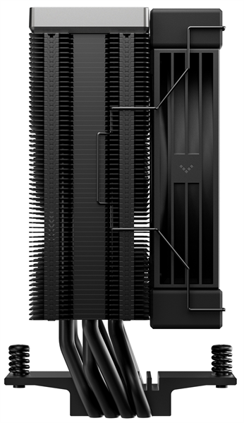 Фото DEEPCOOL AK400 G2 LGA1851/1700/1200/115X/AM5/AM4 (12шт/кор, TDP 220W, PWM, Fan 120mm, 4 тепл. Трубки, Wood-grain top cover, черный) RET (R-AK400G2-BKNNMN-GJD)