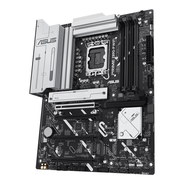Фото ASUS PRIME Z890-P WIFI, LGA1851, Z890, 4*DDR5, 4*SATA, 4*M.2, 3*USB 3.2, 4*USB 2.0, Type-C, 4*PCIx16, HDMI+DP, ATX; 90MB1I70-M0EAY0