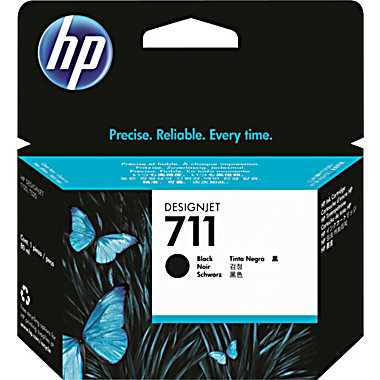 Cartridge HP 711 для DJ T120/T125/T130/T520/T525/T530, черный (80мл)