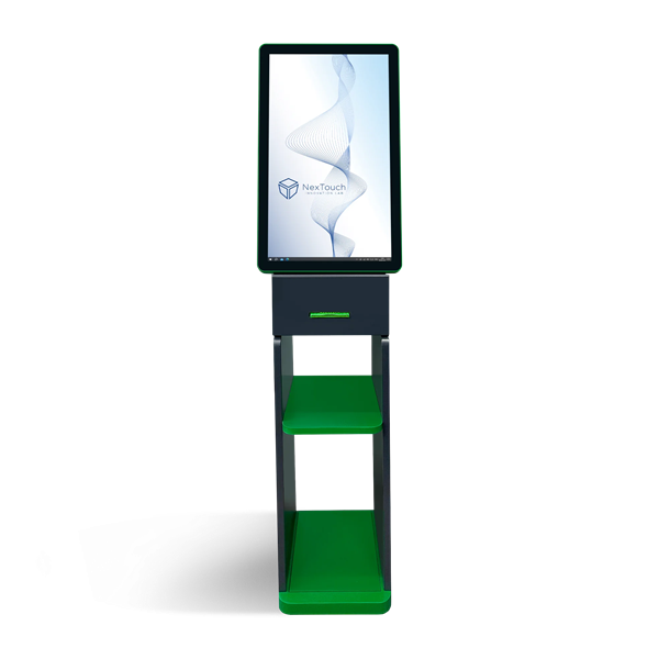 Интерактивный терминал Nextouch NextStand 24PQ (напольный): 23,6", FHD(1920х1080), PCAP, 10 касаний, 250 кд/м, Intel Core i3, DDR4 8Gb, 128 Gb, Динамики: 2х5 Вт, Wi-Fi, USB 2.0, LAN, ОС: Windows IoT