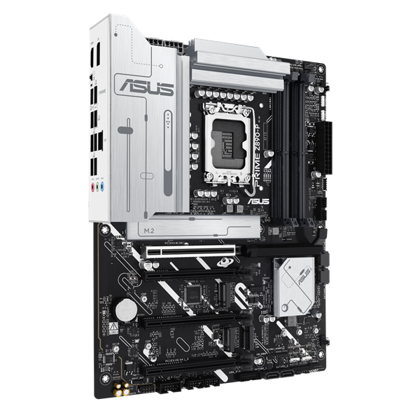 Фото ASUS PRIME Z890-P, LGA1851, Z890, 4*DDR5, 4*SATA, 4*M.2, 3*USB 3.2, 4*USB 2.0, Type-C, 4*PCIx16, HDMI+DP, ATX; 90MB1I50-M0EAY0