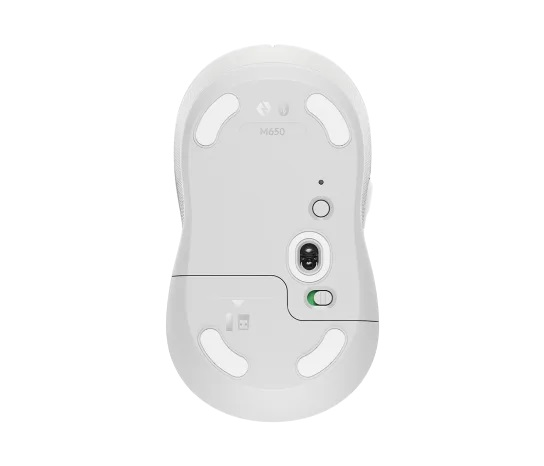Фото Logitech Wireless Mouse Signature M650, White, Bluetooth, Logitech Bolt [910-006255]