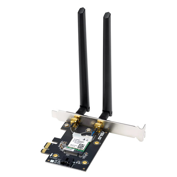 Фото ASUS PCE-BE6500 // WI-FI 7 802.11be, 2882 + 688Mbps, PCI-E Adapter, 2 antenna