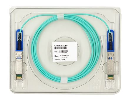 Фото LR-Link Active Optical Cable 25Gb SFP28 to SFP28, 3 m, multimode 850 nm
