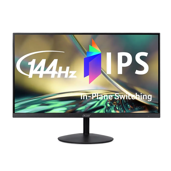 27'' ACER SA272P1bi IPS, 1920x1080, 1 (VRB)ms, 250cd, 144Hz, 1xVGA + 1xHDMI(1.4), sync: FreeSync, Vesa:75x75