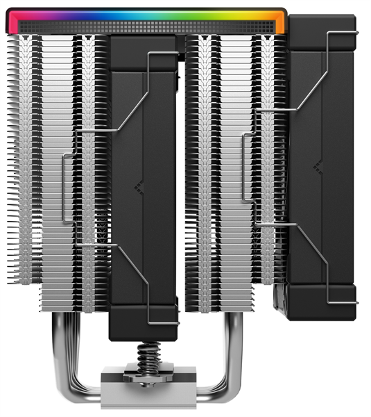 Фото DEEPCOOL AK620 DIGITAL SE LGA20XX/1700/1200/115X/AM5/AM4 (9шт/кор, TDP 260W, PWM, DUAL Fan 120mm, 6 тепл. трубок, ARGB, черный) RET (R-AK620-BKADMN-GJD)