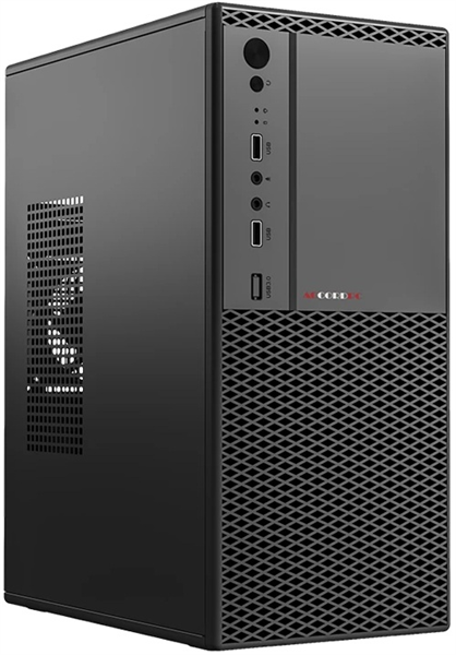 Accord ACC-1605B black w/o PSU mATX 2x120mm 2xUSB2.0 audio