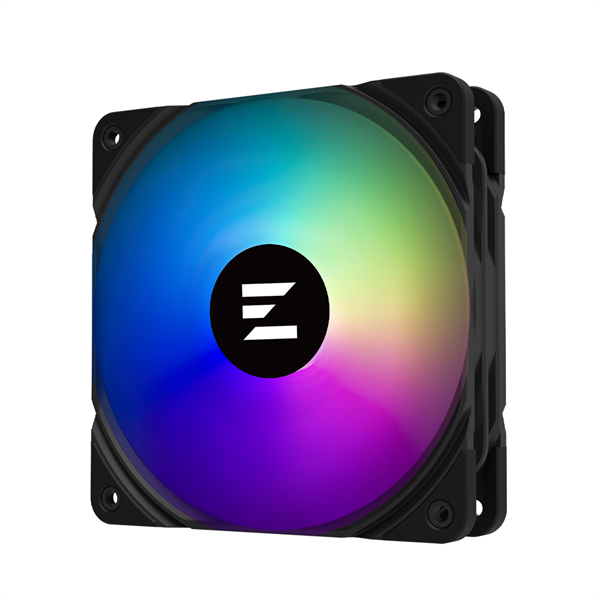 Фото ZALMAN ZM-AF120 ARGB BLACK, 120x120x25mm, 4-PIN PWM, 600-2000 RPM, 29,7 DBA MAX, HYDRO BEARING