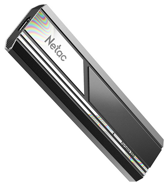 Фото Netac ZX10 2TB USB 3.2 Gen 2 Type-C External SSD, R/W up to 1050/1050MB/s, with USB C to A cable and 10Gbps USB C to C cable 5Y wty