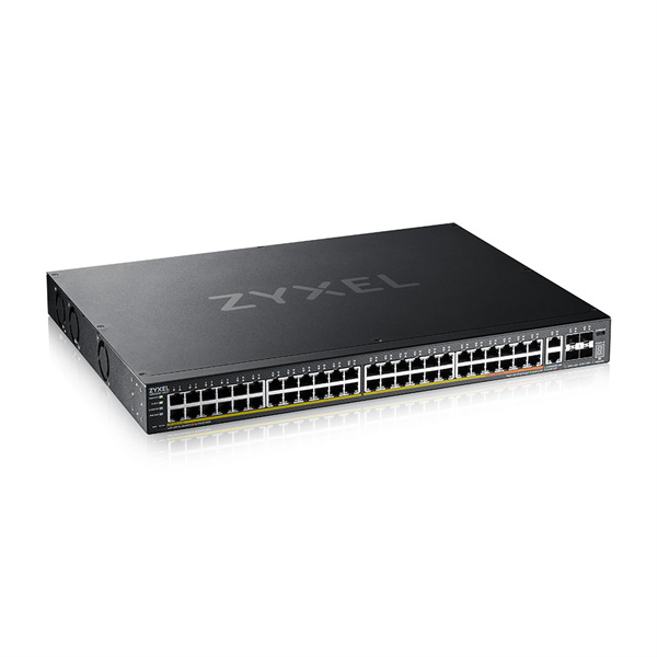 L3 Access Zyxel NebulaFlex Pro XGS2220-54FP, rack 19", 48xRJ-45: 1G PoE+ (8 из них PoE++), 2xRJ-45: 1/2.5/5/10G PoE++, 4xSFP+, бюджет PoE 960 Вт