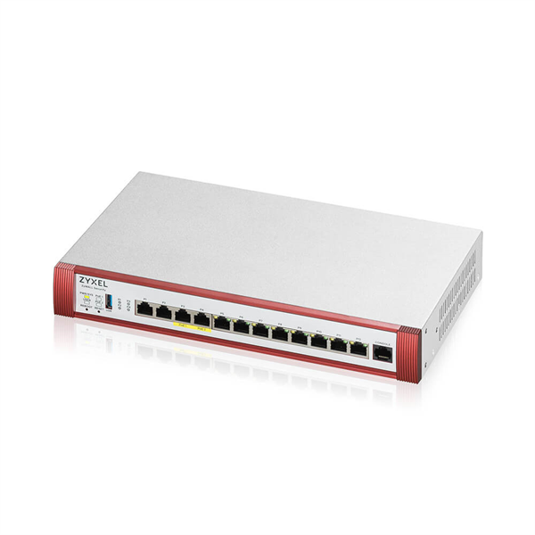 Zyxel USG FLEX 500H с подпиской Gold на 1 год (AV, CF, IDP/DPI, Sandboxing, SecuReporter, Secure Wi-Fi, 72 AP), Rack, 2xRJ-45: 1/2.5G (LAN/WAN), 2xRJ-45: 1/2.5G PoE+ (LAN/WAN), 8xRJ-4