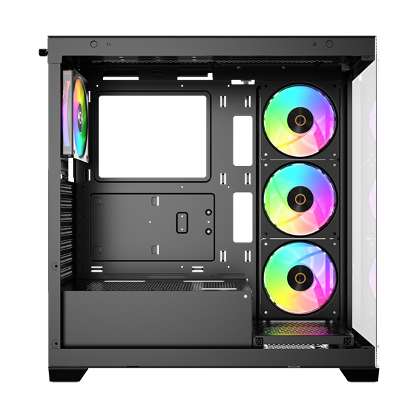 Фото Ocypus Gamma C72 BK ARGB, ATX, USB3.0*1+USB2.0*2, SIDE 3x120mm ARGB, REAR 1x120mm ARGB